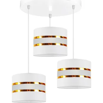 Nástěnné svítidlo Lustr Lustr na lanku CORAL 3xE27/60W/230V bílá