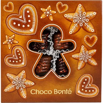 Čokoláda Choco Bonté Vánoční bonboniéra – 4 ks perníkových pralinek 40 g
