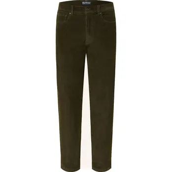 Pánské kalhoty Barbour Pánské Manšestrové Kalhoty Regular Fit, gn91 forest, 34