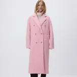 Reserved - Kabát oversize ze směsi vlny - růžová - 729HD-30M - 729HD-30M-L