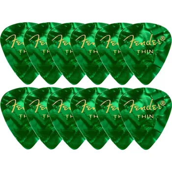 Hudební nástroj Fender 351 Shape Premium 12 Green Moto Trsátko