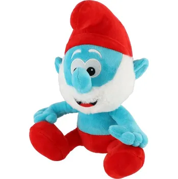 plyšák Postavičky ze světa Šmoulů - Taťka šmoula 30cm