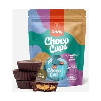 Čokoláda Choco Cups hořká čokoláda & pistácie 120 g