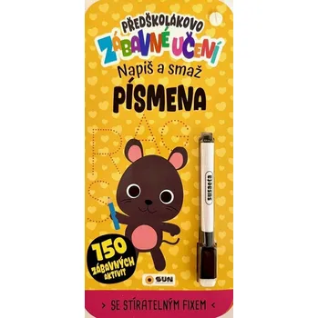 Bystrá hlava Předškolákovo zábavné učení Písmena napiš a smaž