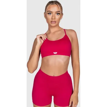 Podprsenka Sportovní podprsenka Iron Aesthetics Shape, červená : Barva - Červená, Velikost - L