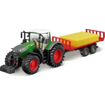 autíčko Bburago Fendt 1050 Vario s vlečkou