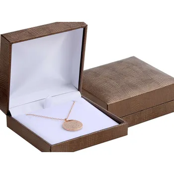 Dárková krabička Zlatnictví Helios Hnědá krabička na šperky