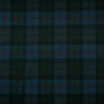 Úplet PUNTO, modro-zeleno-červené káro, š.150