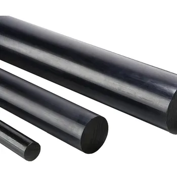 Stavební profil Röchling Polyethylenové tyče PE300 (PE-HD) 2000 mm, černá, 20 mm | cena za bm