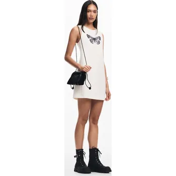 Dámské šaty šaty Desigual Los Angeles blanco velikost M