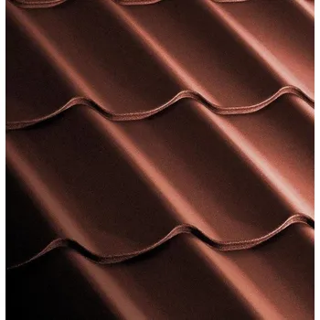 plechová krytina Budmat Zefir 1100 x 1180 mm antracitová RAL 7016 lesk | cena za m²