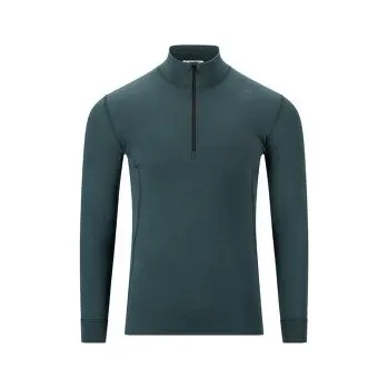 Aclima WarmWool Mock Neck Shirt Men Green Gables zelená L
