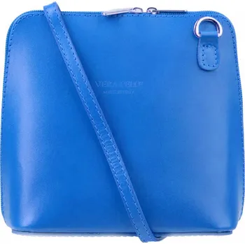 Kabelka Malá dámská kožená kabelka 133 modrá, IL GIGLIO