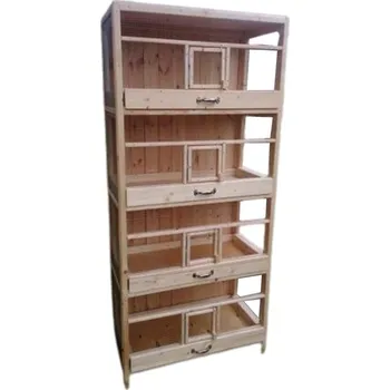 Česká Manufaktura Lovebird přírodní, 90 x 45 x 45 cm, Drobné ptactvo, Jedna klec | sleva 6% | cena za ks