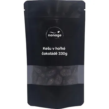 NONAGE Kešu v hořké čokoládě 330&nbsp;g