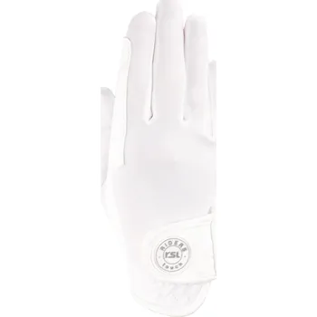 Jezdecké rukavice RSL Rukavice jezdecké Amalia RSL, dětské, bílé 4XS