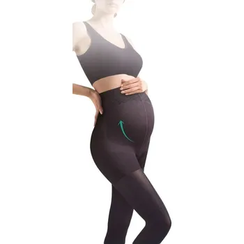 Dámské punčochy Těhotenské punčocháče Mamma 100 DEN černé - XL