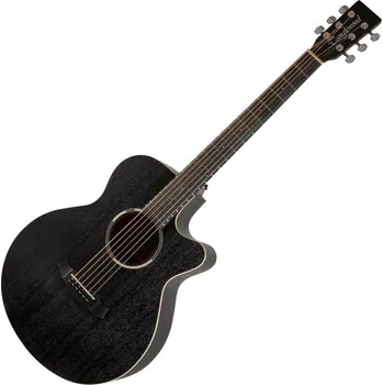 Kytara Tanglewood TWBB SFCE Smokestack Black Elektroakustická kytara Jumbo