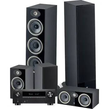 Domácí kino Denon AVC-X3800H + Focal Theva N3/N1/Center Domácí kino 5.0, DENON Dark Wood