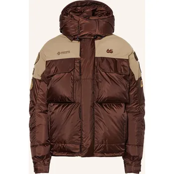 Pánská bunda 66°North Pánská Peříová Bunda Tindur, tmavě hnědá /...