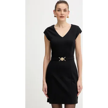 Dámské šaty Šaty Guess CHRISSY černá barva, mini, W5BK21 KCMU2 W5BK21.KCMU2 99X, vel. L