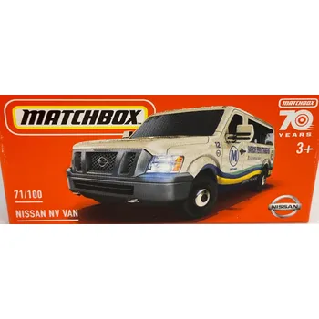 auto na autodráhu Matchbox Nissan NV Van Box
