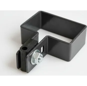 Příslušenství pro plot Koncová úchytka pro oplocení z panelů ANTRACIT Ø 4mm