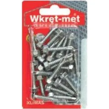 Šroub Klimas Wkręt-met ŠR. SAMOVRT. PLECH-OCEL 4,8X19 BLISTR | sleva 22% | cena za ks