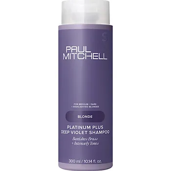 Šampon Intenzivní neutralizační šampon pro blond a melírované vlasy Paul Mitchell Blonde Platinum Plus Deep Violet Shampoo - 300 ml + dárek zdarma