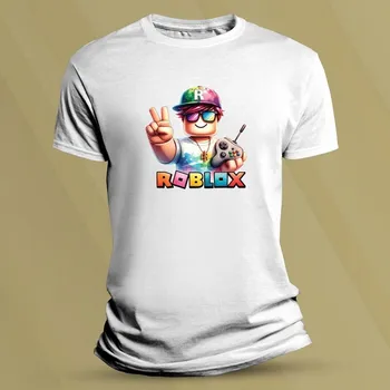 Tričko pro děti Kreslený Roblox Bílá velikost 152 (12-13 let)
