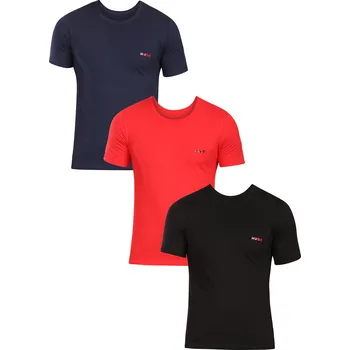 Pánské tričko 3PACK pánské tričko HUGO vícebarevné (50532811 990) XXL Možnost vrácení zboží ZDARMA do 120 dnů!