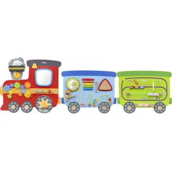 VIGA Dřevěná nástěnná hra, vláček