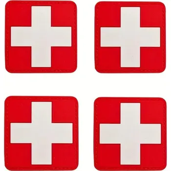 Nášivka 3D PVC nášivka „High-Cross“ – vojenský emblém pro uniformy a batohy