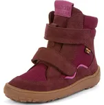 Dívčí zimní barefoot boty TEX WINTER TL Bordeaux Froddo G3160247-6T - 24