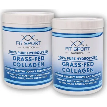 Kloubní výživa FitSport Nutrition 2x 100% Pure Hydrolyzed Grass-Fed Collagen 400g - Hydrolyzovaný Kolagen + DÁREK