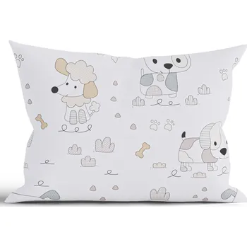 Povlak na polštářek Bavlněný povlak na polštář Renforcé 50 × 70 cm - Psí pohoda