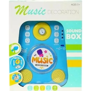 Hudební nástroj pro děti Dětské karaoke se zvukovou stanicí a mikrofonem