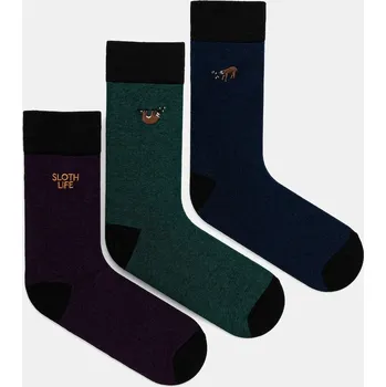 Pánské ponožky Bavlněné ponožky Medicine 3-pack více barev RW25-LGM803 vícebarevná MLA, vel. 39/42