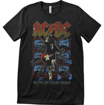 Pánské oblečení AC/DC Tričko Blow Up Your Video Mens Black L