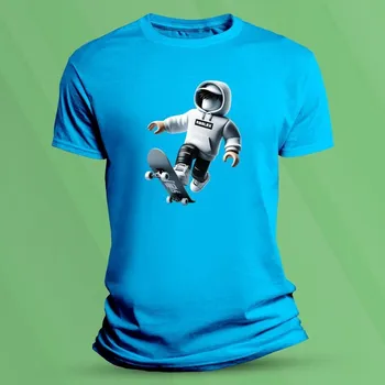 Dětské bavlněné tričko Roblox skin 2 velikost 152 Azurová