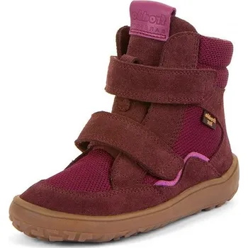 Dívčí zimní obuv Dívčí zimní barefoot boty TEX WINTER TL Bordeaux Froddo G3160247-6T - 27