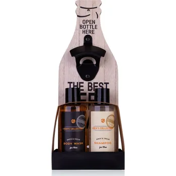 Kosmetická sada Men’s Collection Dárkový set s vůní břízy a cedru – 2×150 ml + nástěnný otvírák