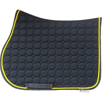 Dečka Equiline -OCTAGON CORD I: ČERNÁ- - Černá (006)/Žlutá - VS-všestranná/Full