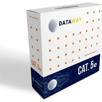 Síťový kabel DATAWAY FTP venkovní kabel Cat5e, drát, PE, Fca (100m box)
