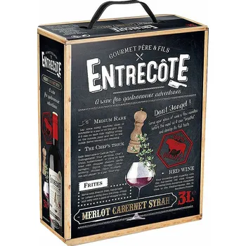 Víno Gourmet Pére & Fils Entrecote Cuvée Bag in Box 3 l