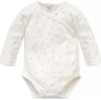 Kojenecký body PINOKIO Lovely Day Zavinovací body s dlouhým rukávem Rose Print Velikost (od výrobce): 62