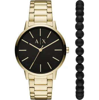 Hodinky Armani Exchange CAYDE dárková sada hodinek a náramku AX7119