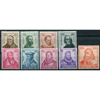 Poštovní známka (1942) MiNr. 600 - 608 ** - Belgie - Boj proti tuberkulóze