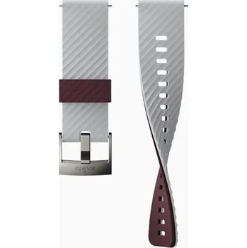 Řemínek na hodinky AKCE! Řemínek Suunto 7, White/Burgundy
