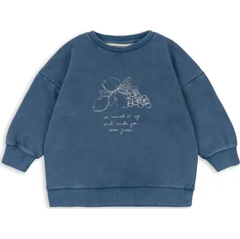 Chlapecká mikina Dětská mikina Konges Sløjd LOU WASHED SWEAT SHIRT OCS KS104348.PreSpring námořnická modř 59X, vel. 134-140